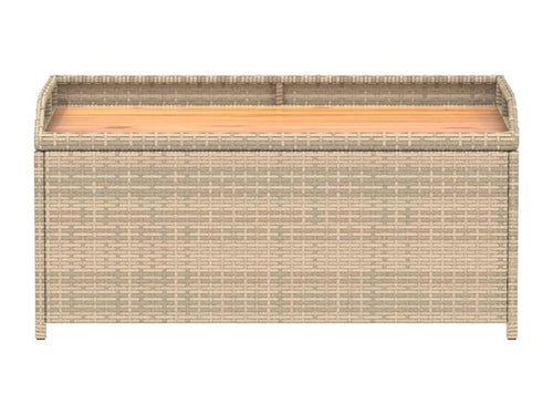 Banc de rangement méNobellea beige résine tressée et bois d'Nobellea FVOZ92091