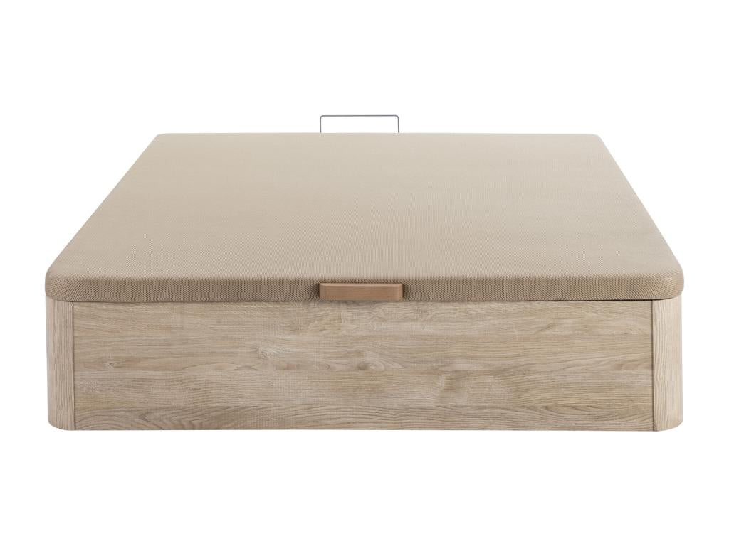 Sommier coffre 140x200 cm - Naturel clair - Dekonao USTF96838