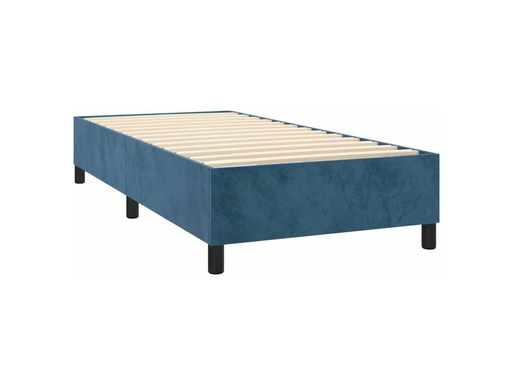 Sommier à Dekonao de lit avec matelas Bleu foncé 100x200 REKQ60072